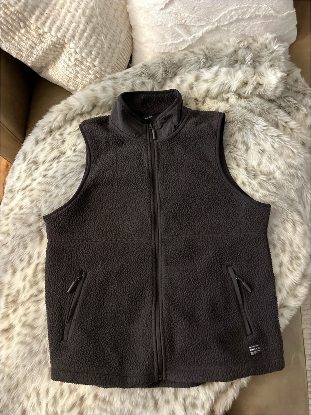 O'Neill Black Women's Sherpa Fleece Vest